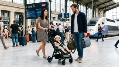 Choisir la poussette idéale pour voyager sereinement avec bébé